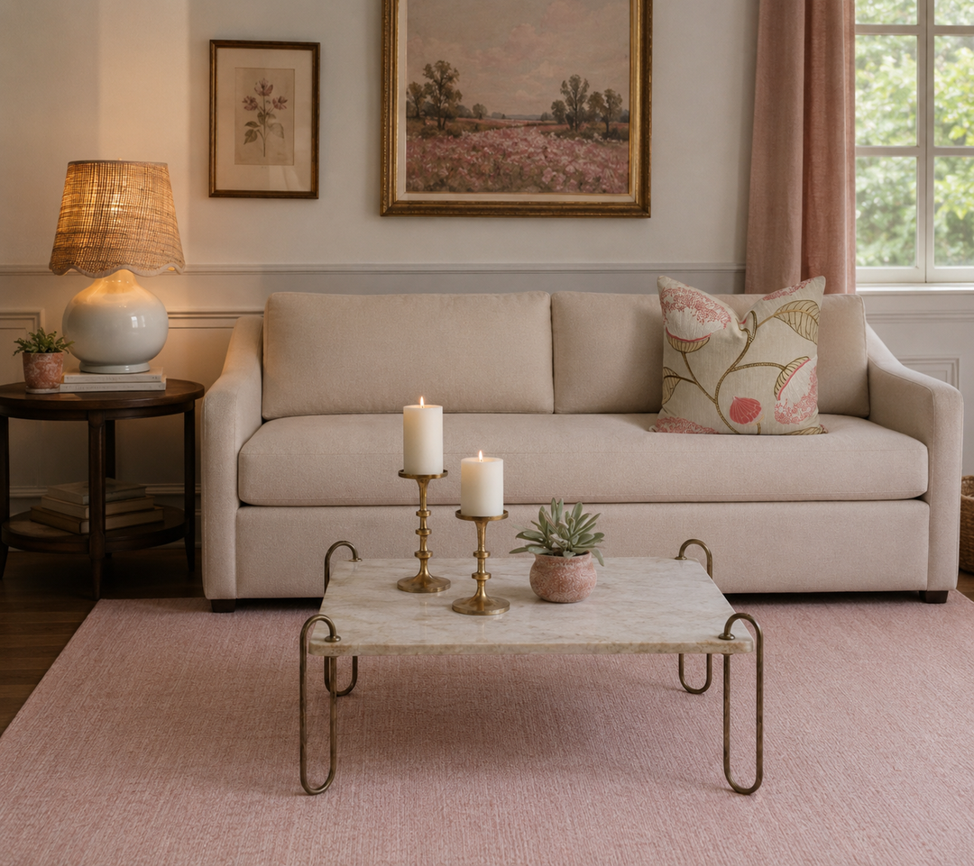 Schumacher - Celinda Embroidery in Blush