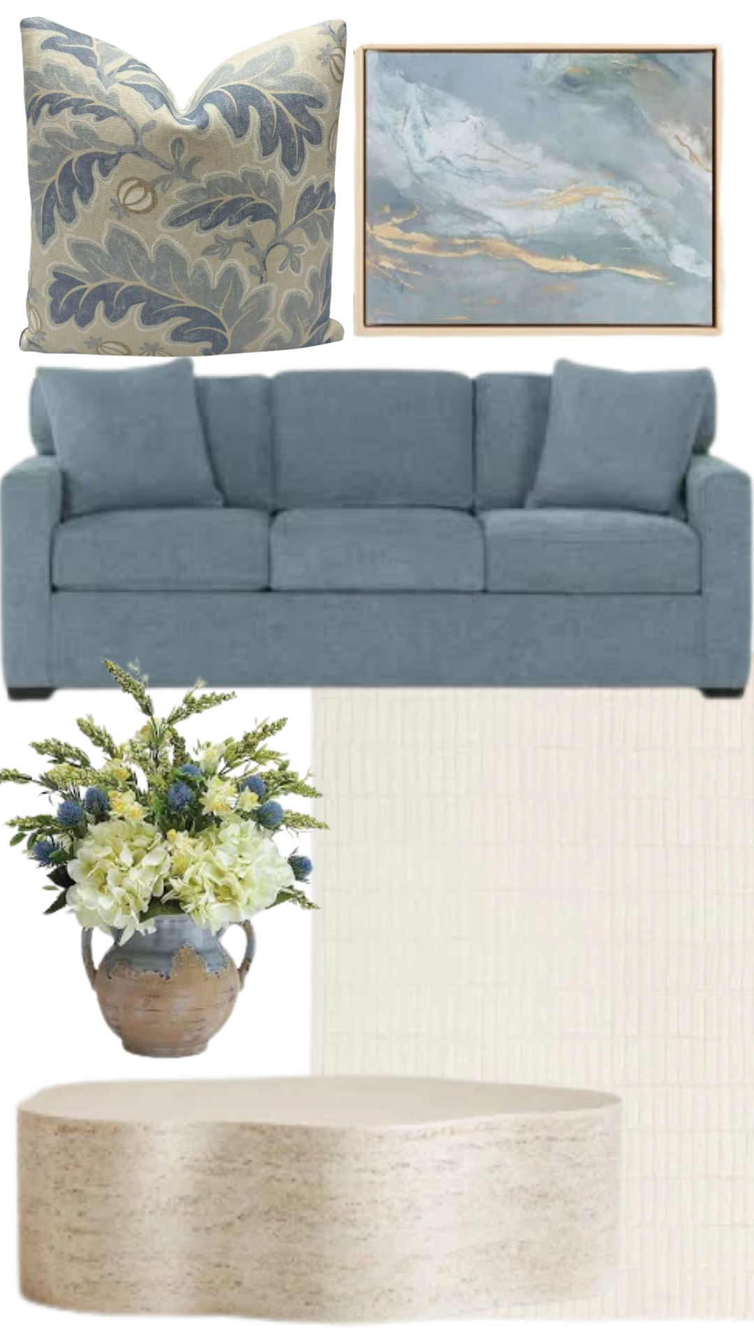 Colefax and Flower - Melbury in Old Blue