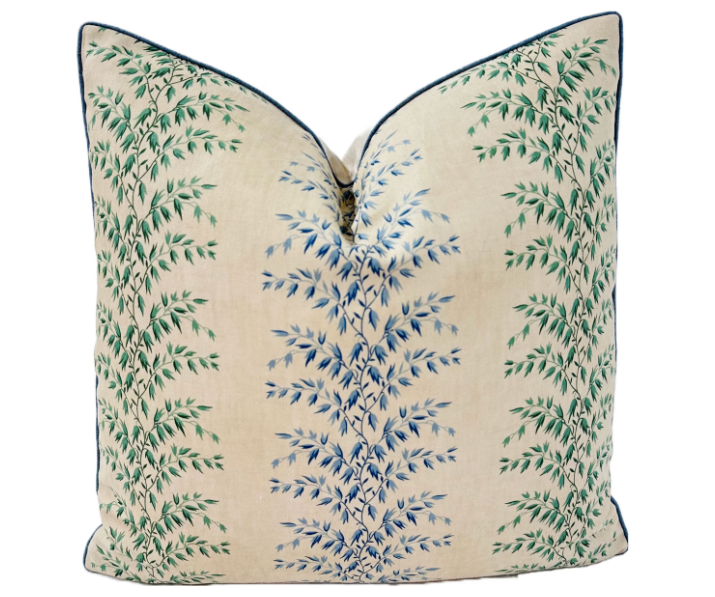 Décor Barbares - Rayures Datcha in Green & Blue