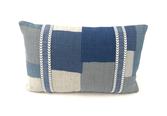 Peter Dunham - Collage in Indigo/Gray