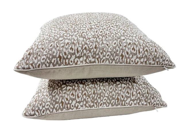 Scalamandre & Aldeco - Leopard in White Star