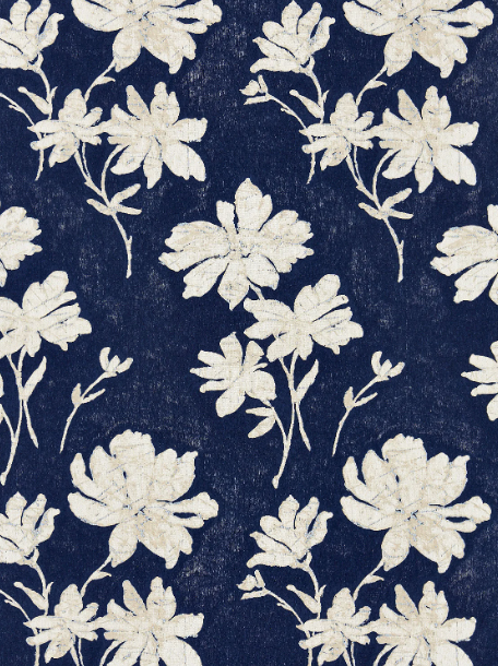 Scalamandre - Flore Batik in Indigo