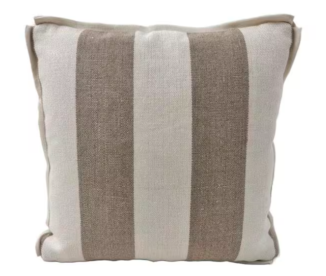 Schumacher - Augustin Linen Stripe in Ivoire