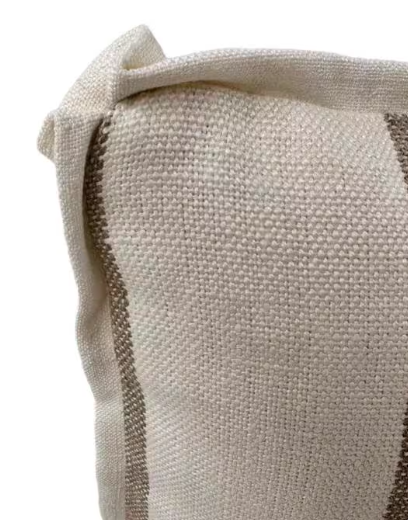 Schumacher - Augustin Linen Stripe in Ivoire