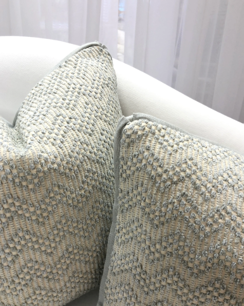 Schumacher - Embroidery Audley in Mineral