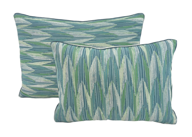 Schumacher - Verdant in Aqua/Leaf