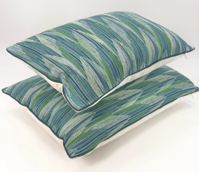 Schumacher - Verdant in Aqua/Leaf