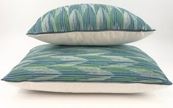 Schumacher - Verdant in Aqua/Leaf