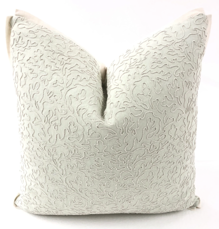Schumacher - Vermicelli Embroidery in Ming