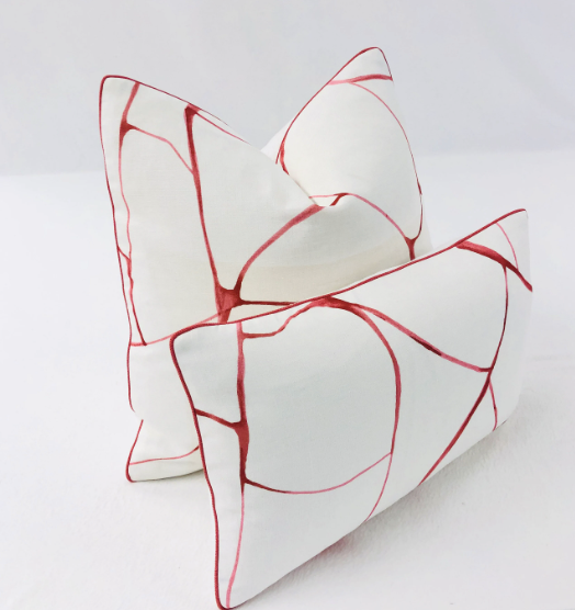 Schumacher - Filigree in Coral