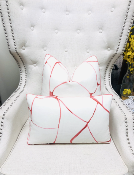 Schumacher - Filigree in Coral