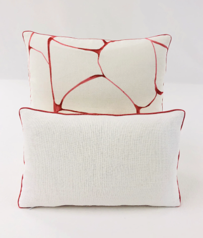 Schumacher - Filigree in Coral