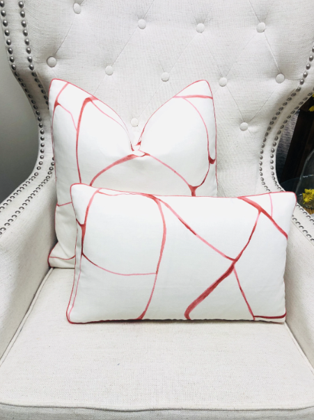 Schumacher - Filigree in Coral