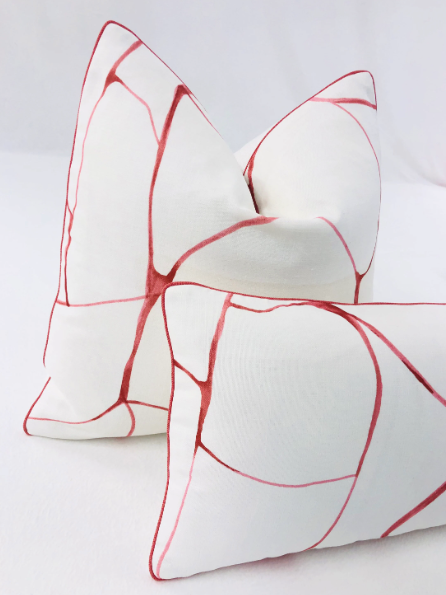 Schumacher - Filigree in Coral