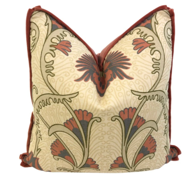 Quadrille - Contessa in Multi Salmon/Coal/Beige