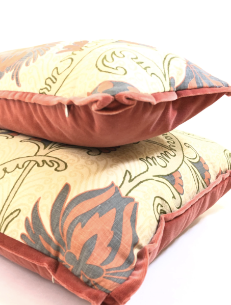 Quadrille - Contessa in Multi Salmon/Coal/Beige