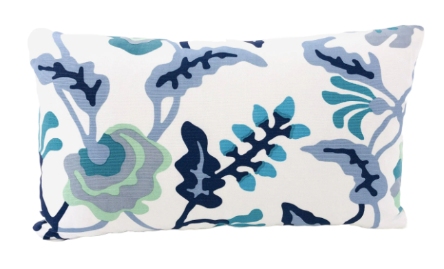 Quadrille - Potalla in Multi Blues on White