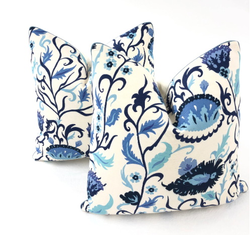 Quadrille - Uzbek Small Scale in Multi Blues