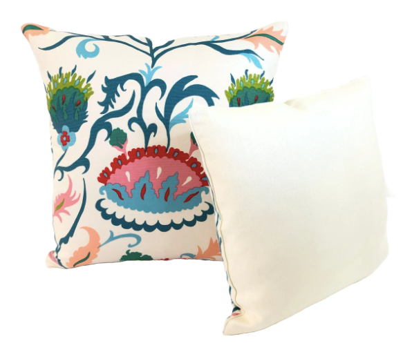 Quadrille - Uzbek in Multi Green/Pink/Blues