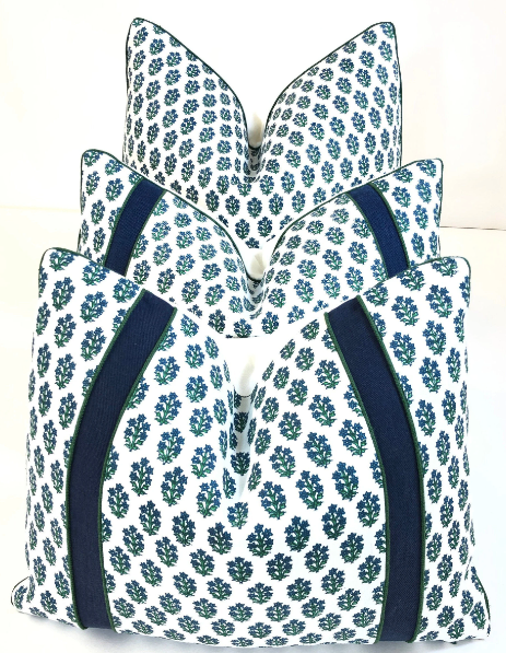 Michael S Smith / Jasper - Devonshire in Deep Blue/Green