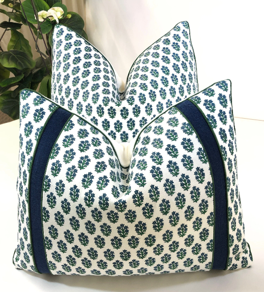 Michael S Smith / Jasper - Devonshire in Deep Blue/Green