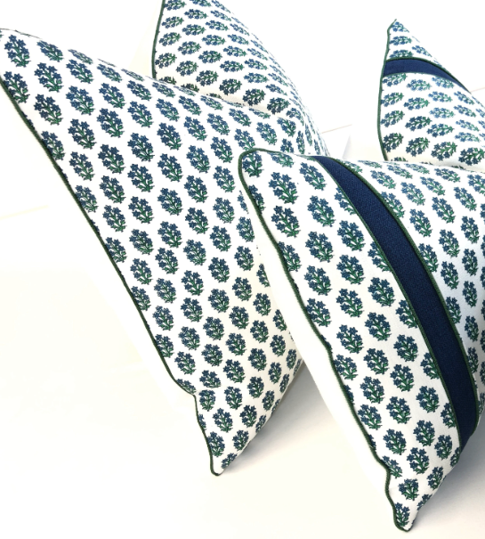 Michael S Smith / Jasper - Devonshire in Deep Blue/Green