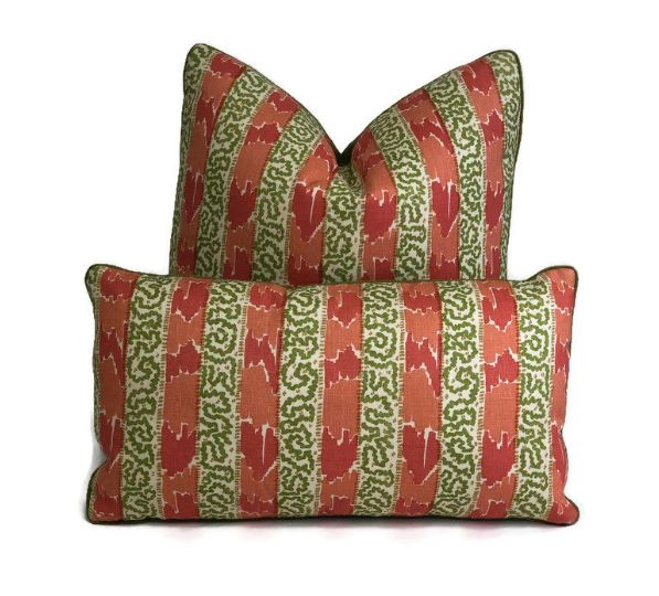 Quadrille/China Seas - Bijou Stripe in New Shrimps Green