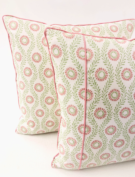 Colefax & Fowler - Swift in Pink/Green