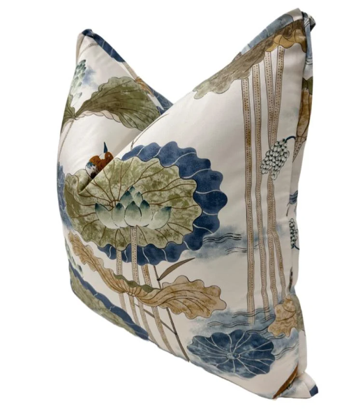 Cowtan & Tout - Treasure Flower in Blue/Celadon/Ivory