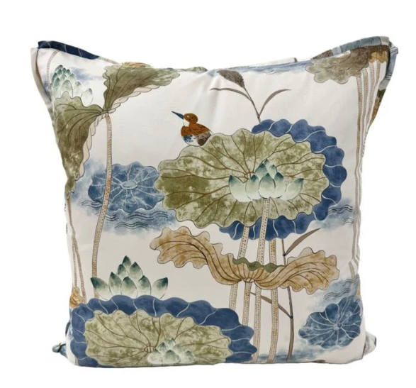 Cowtan & Tout - Treasure Flower in Blue/Celadon/Ivory