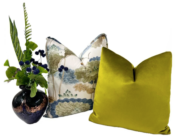 Cowtan & Tout - Treasure Flower in Blue/Celadon/Ivory
