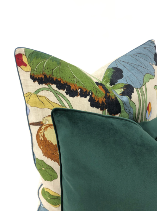 Green Plush Velvet - Pillow Cover Decorative High End Pillow Covers