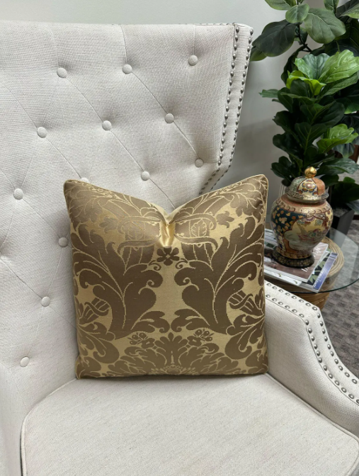 Scalamandre - Georgian Silk & Linen in Gold Glamour