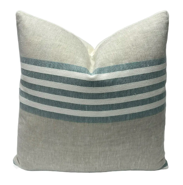 Cowtan & Tout - Seacliff Stripe in Teal