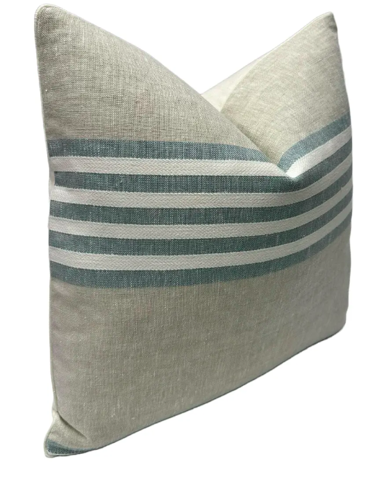 Cowtan & Tout - Seacliff Stripe in Teal