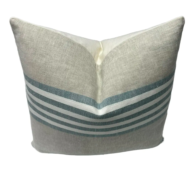 Cowtan & Tout - Seacliff Stripe in Teal