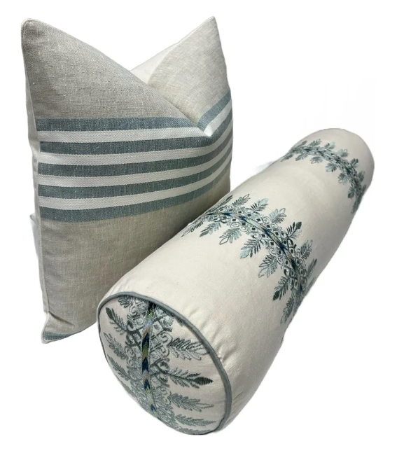 Cowtan & Tout - Seacliff Stripe in Teal