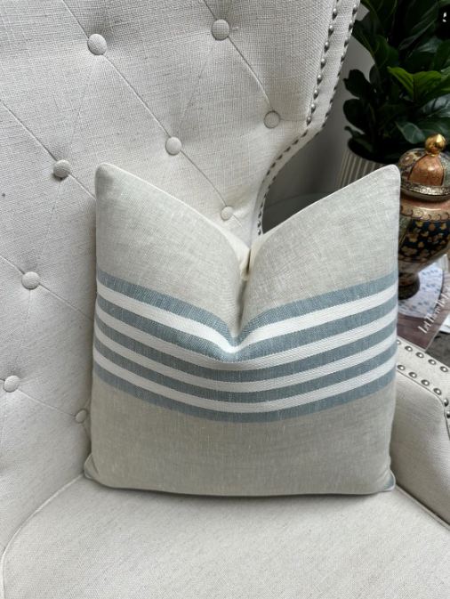 Cowtan & Tout - Seacliff Stripe in Teal