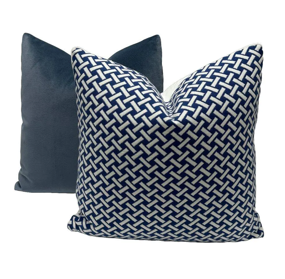 Thibaut - Portico in Marine Blue