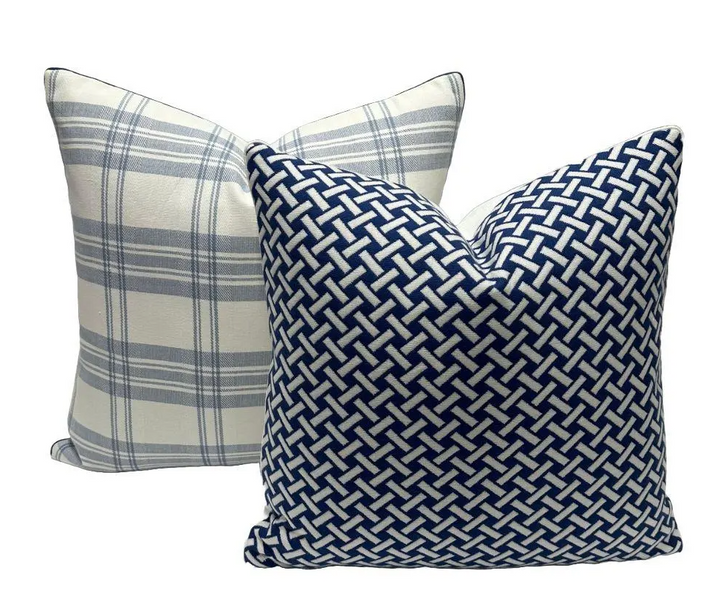 Thibaut - Portico in Marine Blue