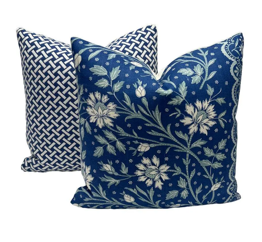 Thibaut - Portico in Marine Blue
