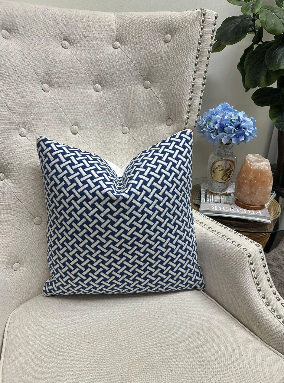 Thibaut - Portico in Marine Blue