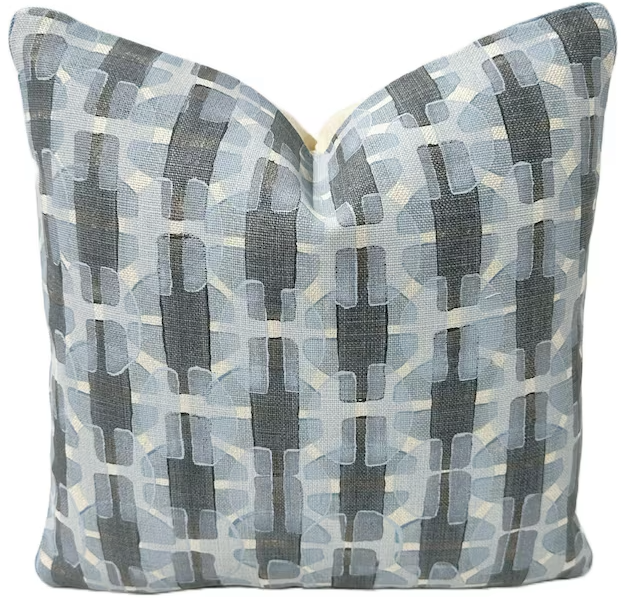 Galbraith & Paul - Madras in Denim - Batram Linen