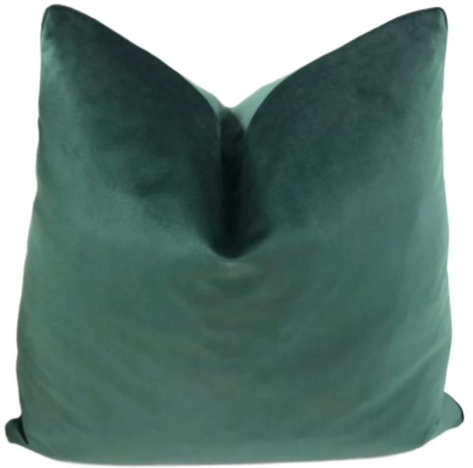 Green Plush Velvet - Pillow Cover Decorative High End Pillow Covers
