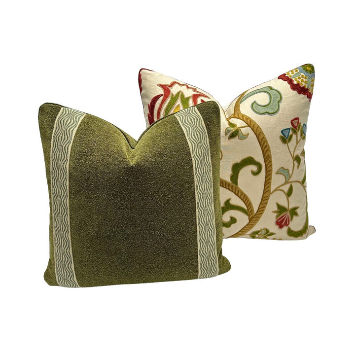 Clarence House - Indienne Crewel in Ecru