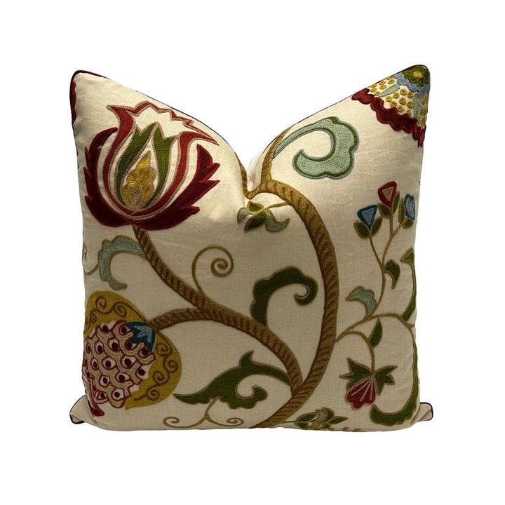 Clarence House - Indienne Crewel in Ecru