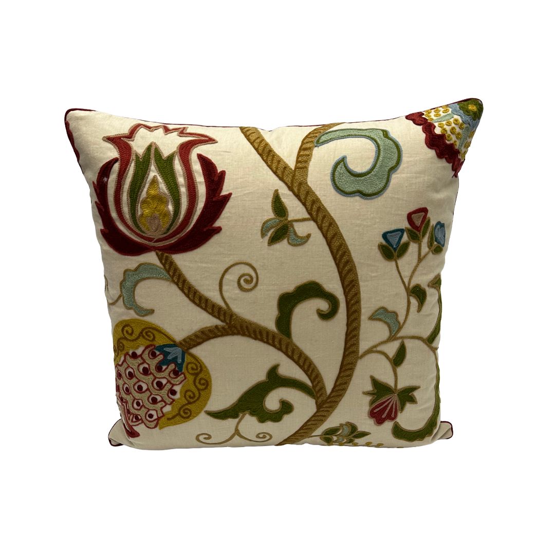 Clarence House - Indienne Crewel in Ecru