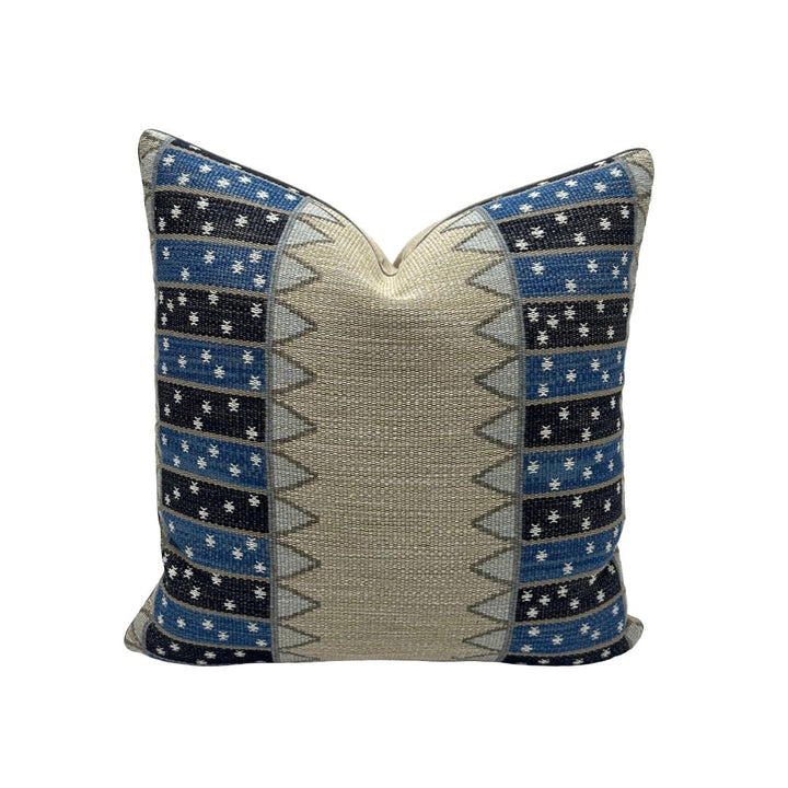 Schumacher - Noor Kilim Stripe in Indigo