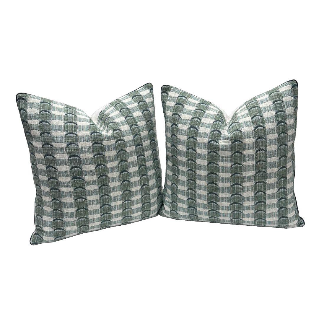 Rebecca Atwood - Crescent Plaid in Green
