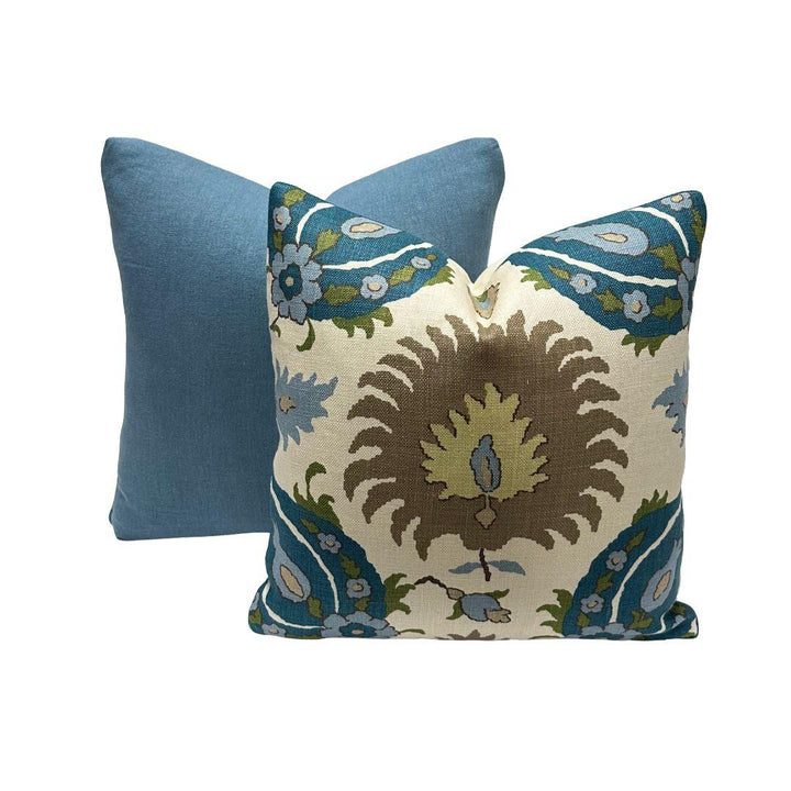 Brunschwig & Fils - Kashmiri in Teal/Blue/Taupe